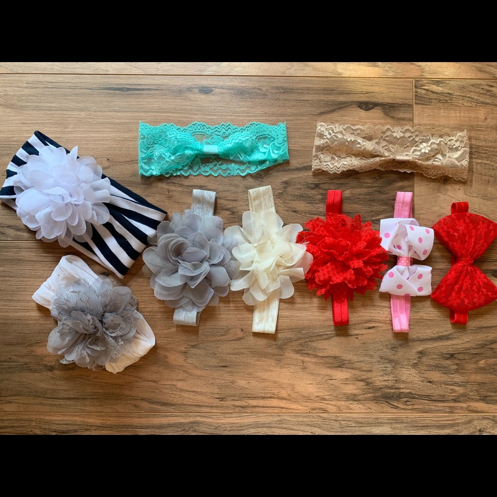 4/$20 Head wrap bows